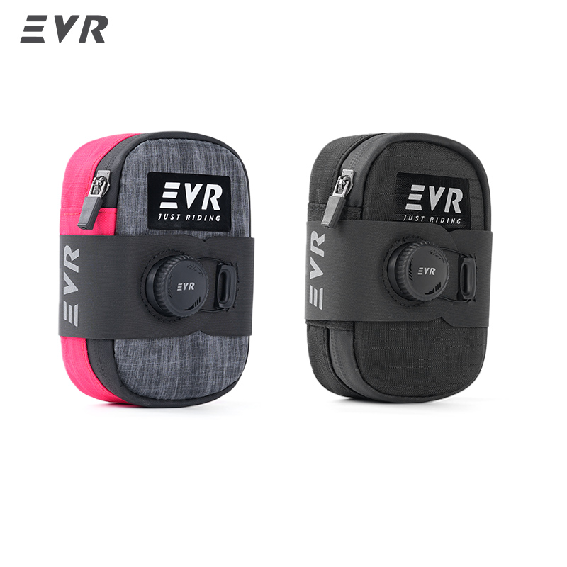 Cycling Gear Backpack - EVR ライディングテールバッグ 0.5L ノブロックリアサドルバッグ防水ロードバイクマウンテンバイクバッグセルフロックバッグライディング用品