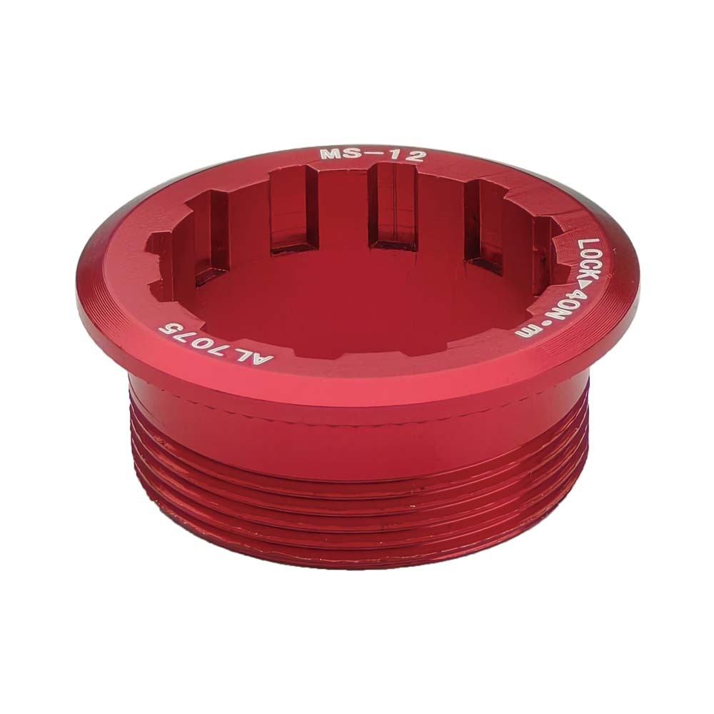 Cycling Gear Hub - シマノMSハブM8100、M7100、M6100用カセット固定リング。12速MTBフライホイールロックカバー。耐久性に優れ、軽量なパーツ。