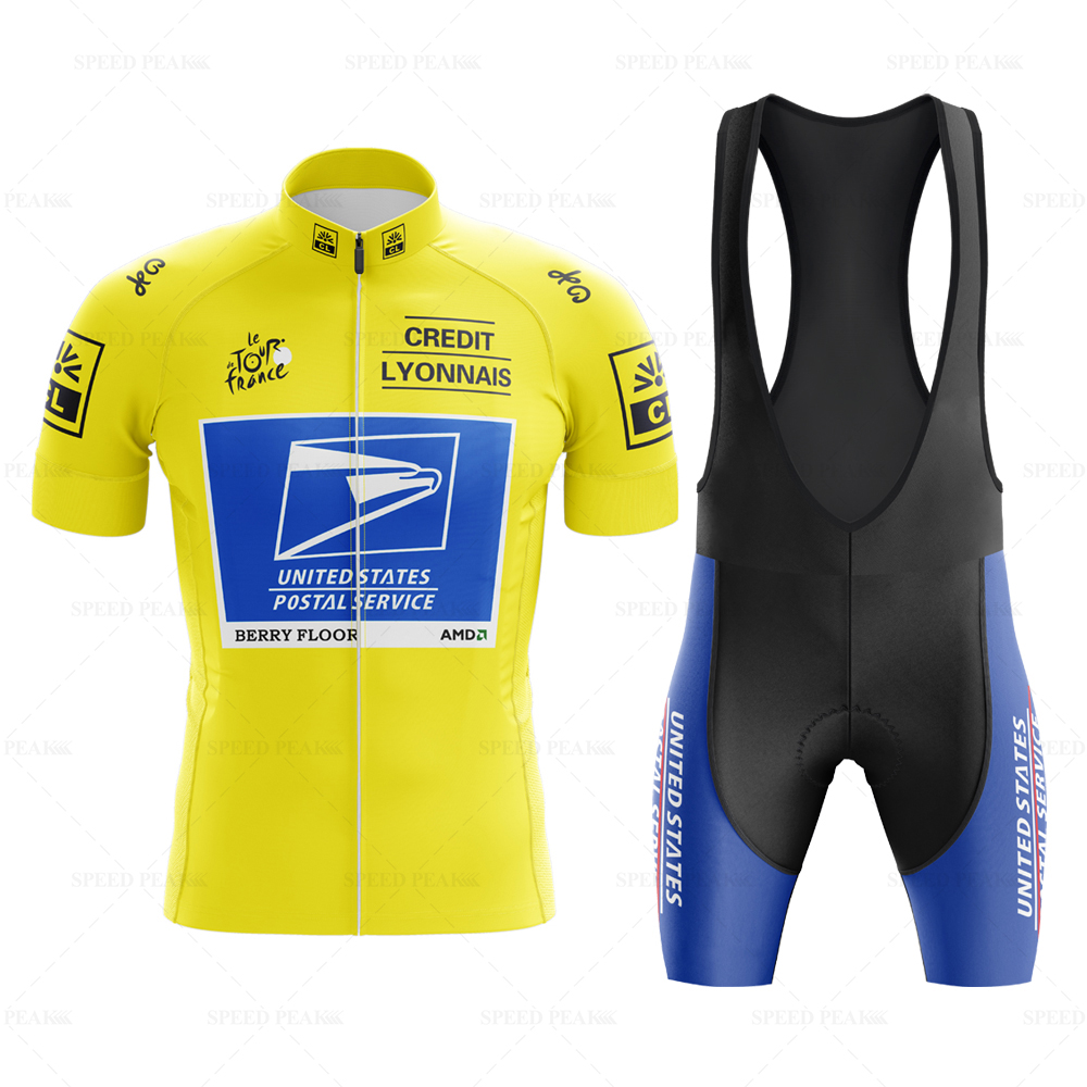 Cycling Bib Shorts - マーズサイクリングジャージ メンズ 半袖セット レトロレッド ビブショーツ 半袖バイクウェア