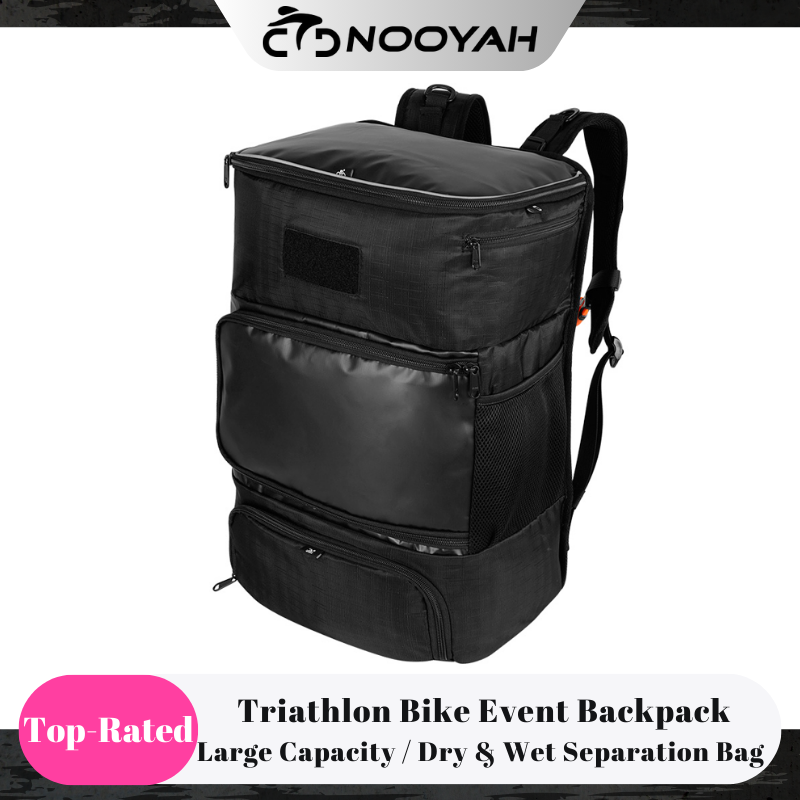 Cycling Gear Backpack - NOOYAH トライアスロン バイクバッグ サイクリングイベント 大容量 バイクバックパック
