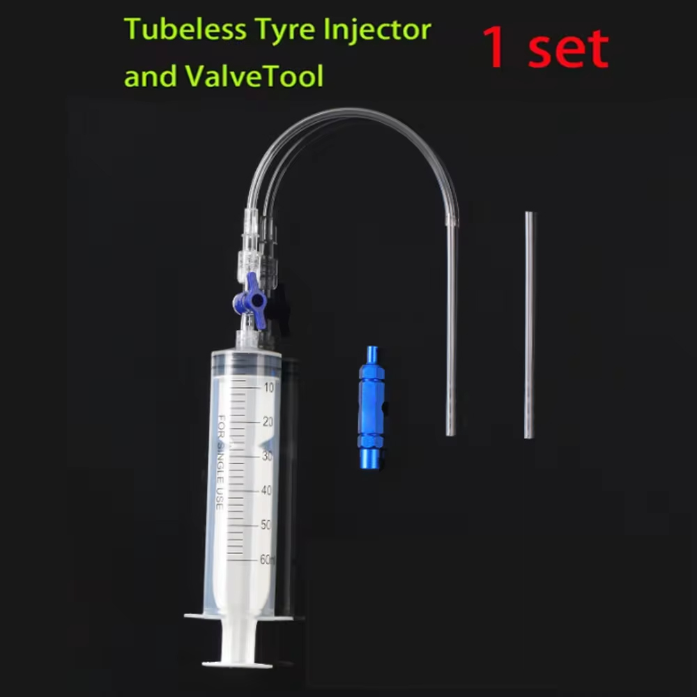 Tubeless Tire Sealant - チューブレスタイヤインジェクター自転車シーラント注入ツール Mtb ロードバイクアクセサリーバルブツール RL225