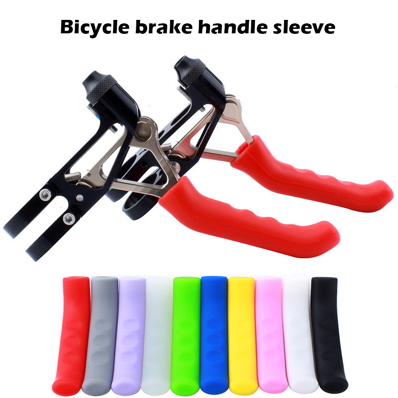 1 ペアシリコン MTB ブレーキハンドルカバー滑り止めハン - Cycling Gear Essentials のレビューと価格