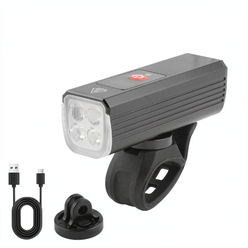 超高輝度バイク用ヘッドライト、4つのLEDビーズを搭載、US - Cycling Quads のレビューと価格
