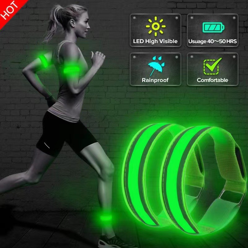 反射アームバンド 防水 LED 反射シートベルト 夜間走行用 - Cycling Gear Essentials のレビューと価格