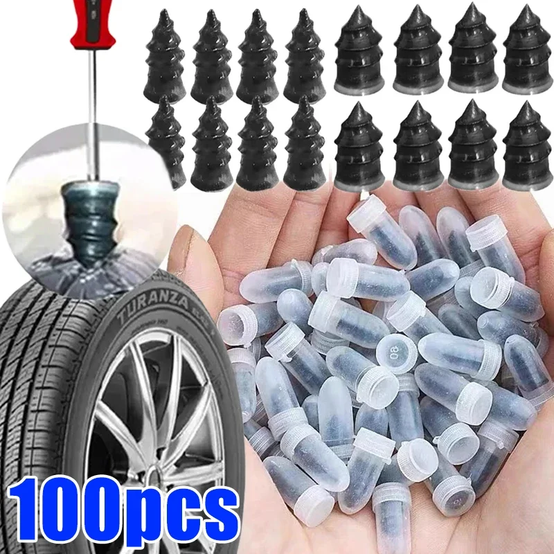 新しいユニバーサル真空タイヤ修理セット、車、バイク、スクータ - Tubeless Tire Sealant のレビューと価格
