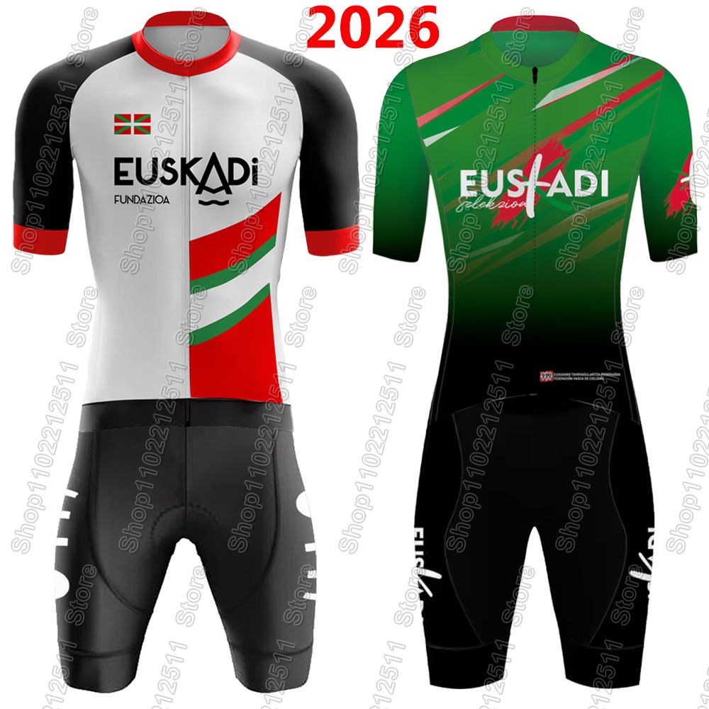 Euskadi チームサイクリングジャージ 2026 セット - Cycling Bib Shorts のレビューと価格