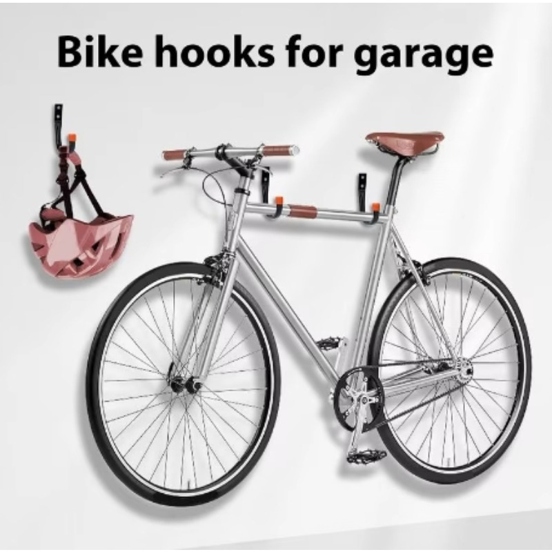 6 ピース/セット自転車壁マウントフック自転車サポート MT - Cycling Gear Wall Storage のレビューと価格
