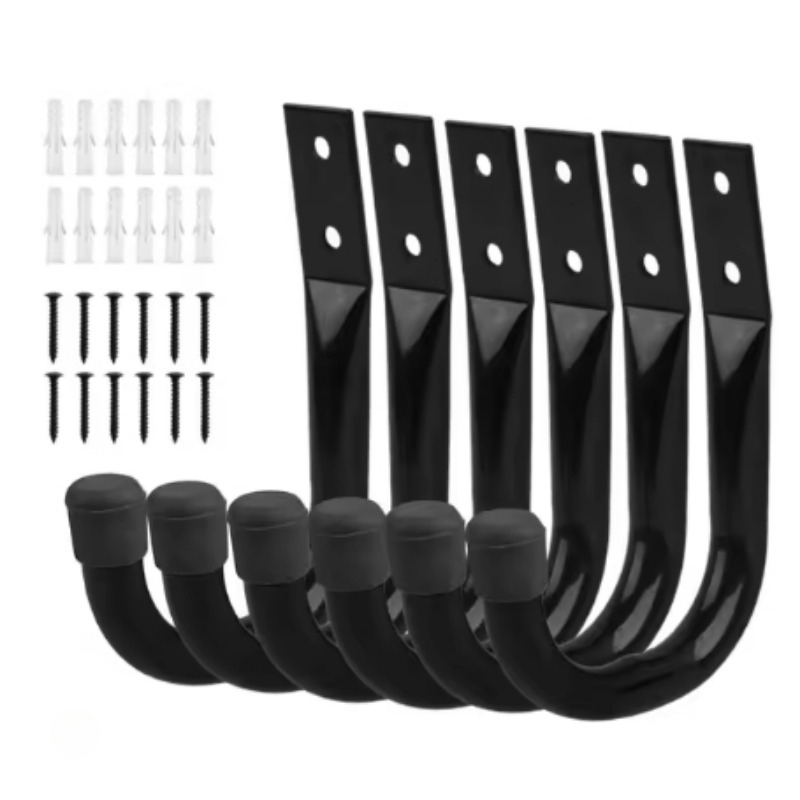6 ピース/セット自転車壁マウントフック自転車サポート MT - Cycling Gear Wall Storage のレビューと価格
