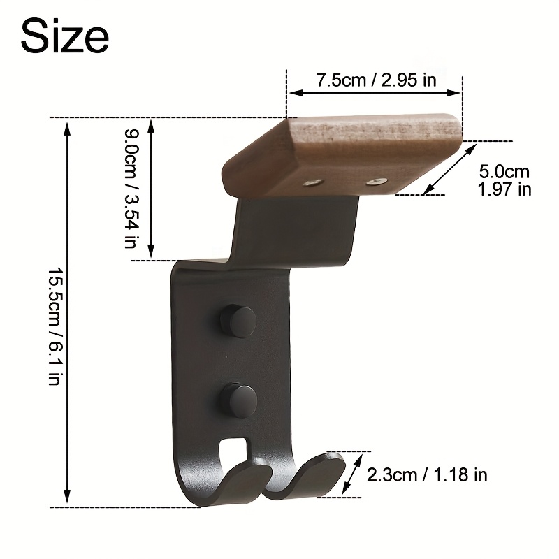 オートバイヘルメットホルダー無垢材強力スチールデザインヘルメ - Cycling Gear Wall Storage のレビューと価格