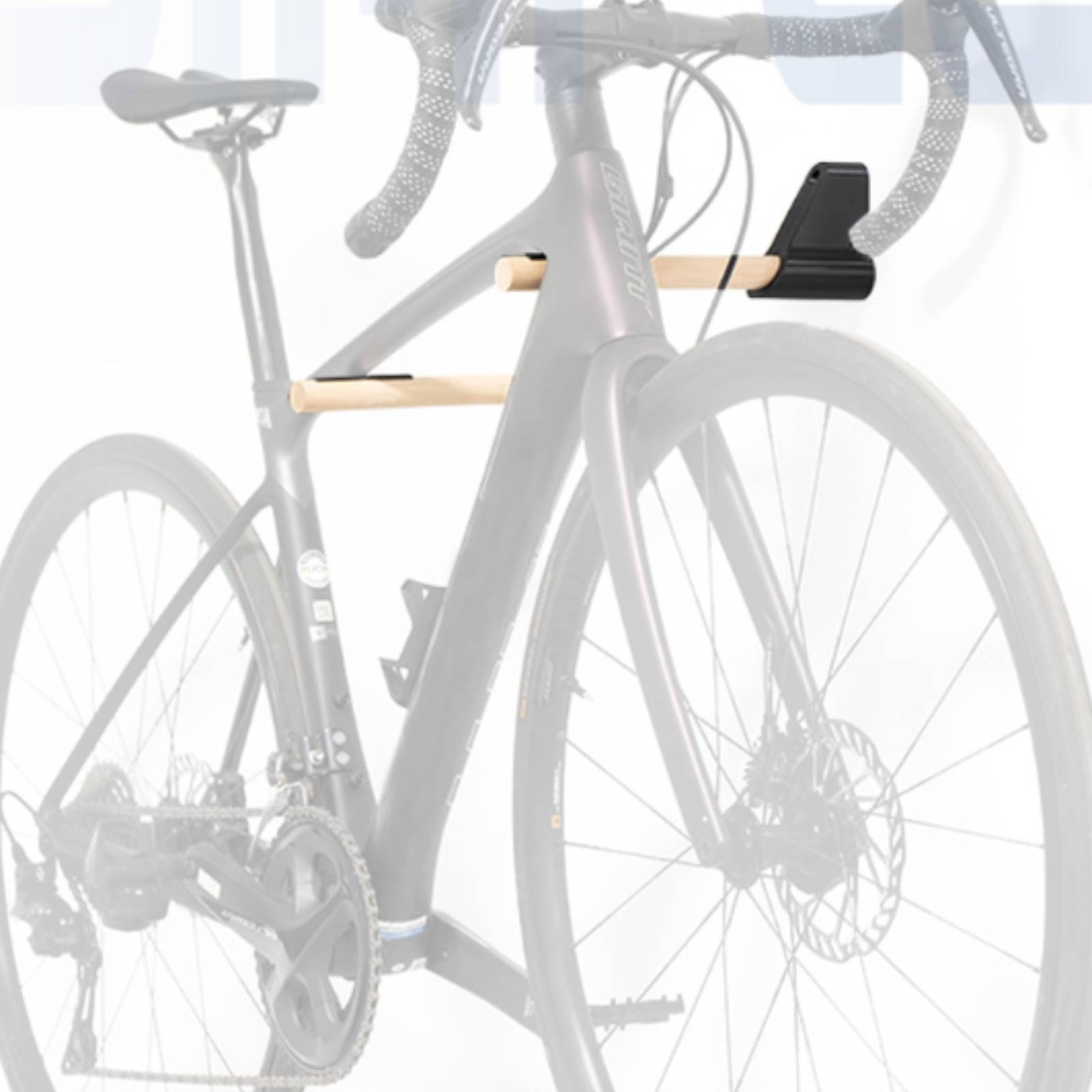 木製アーム付き自転車ハンガー 室内壁掛け式サイクルラック 自 - Cycling Gear Wall Storage のレビューと価格