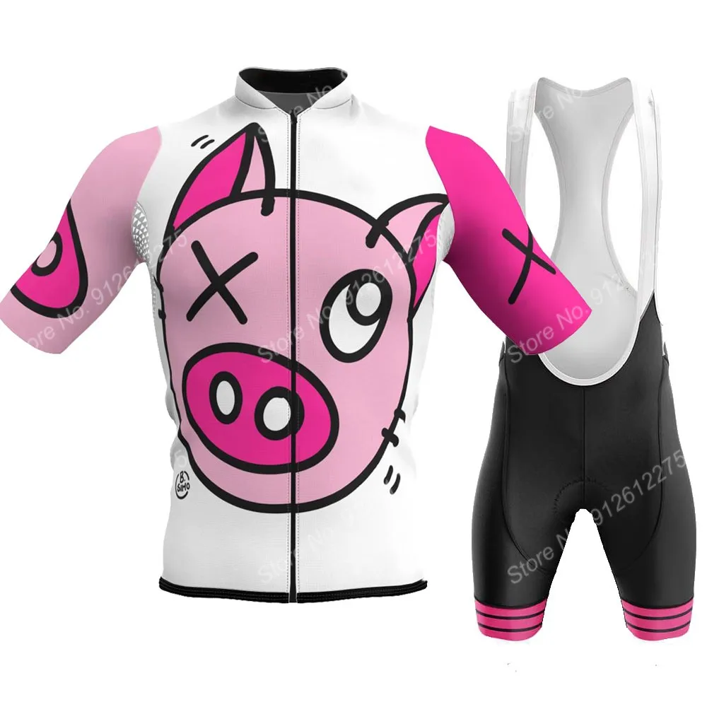 漫画の男性用サイクリングジャージ,Tシャツ,ショーツ,夏,バ - Cycling Bib Shorts のレビューと価格