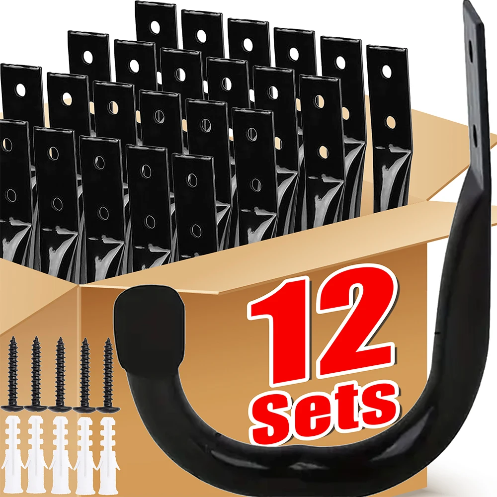 自転車壁掛けJフック 家庭用ガレージ ヘビーデューティーサポ - Cycling Gear Wall Storage のレビューと価格