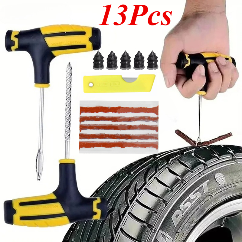 緊急用ヘビーデューティーカータイヤ修理キット、複数サイズ対応 - Tubeless Tire Sealant のレビューと価格