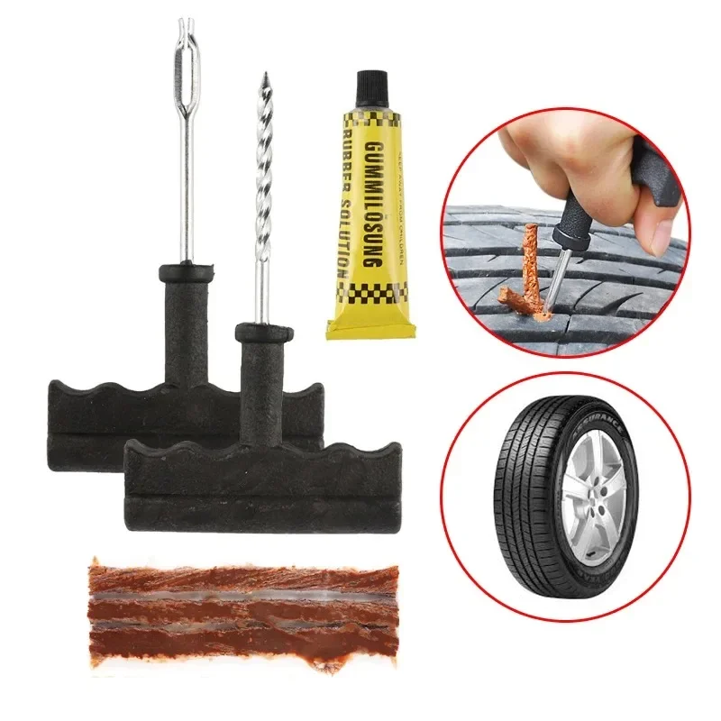 路側緊急用チューブレスタイヤパンク修理キット、ゴムプラグ挿入 - Tubeless Tire Sealant のレビューと価格