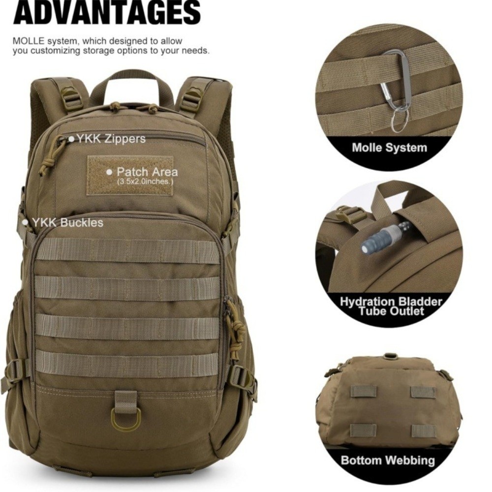 アウトドアギア 25L容量 ハイキングバックパック 耐久性の - Cycling Gear Backpack のレビューと価格