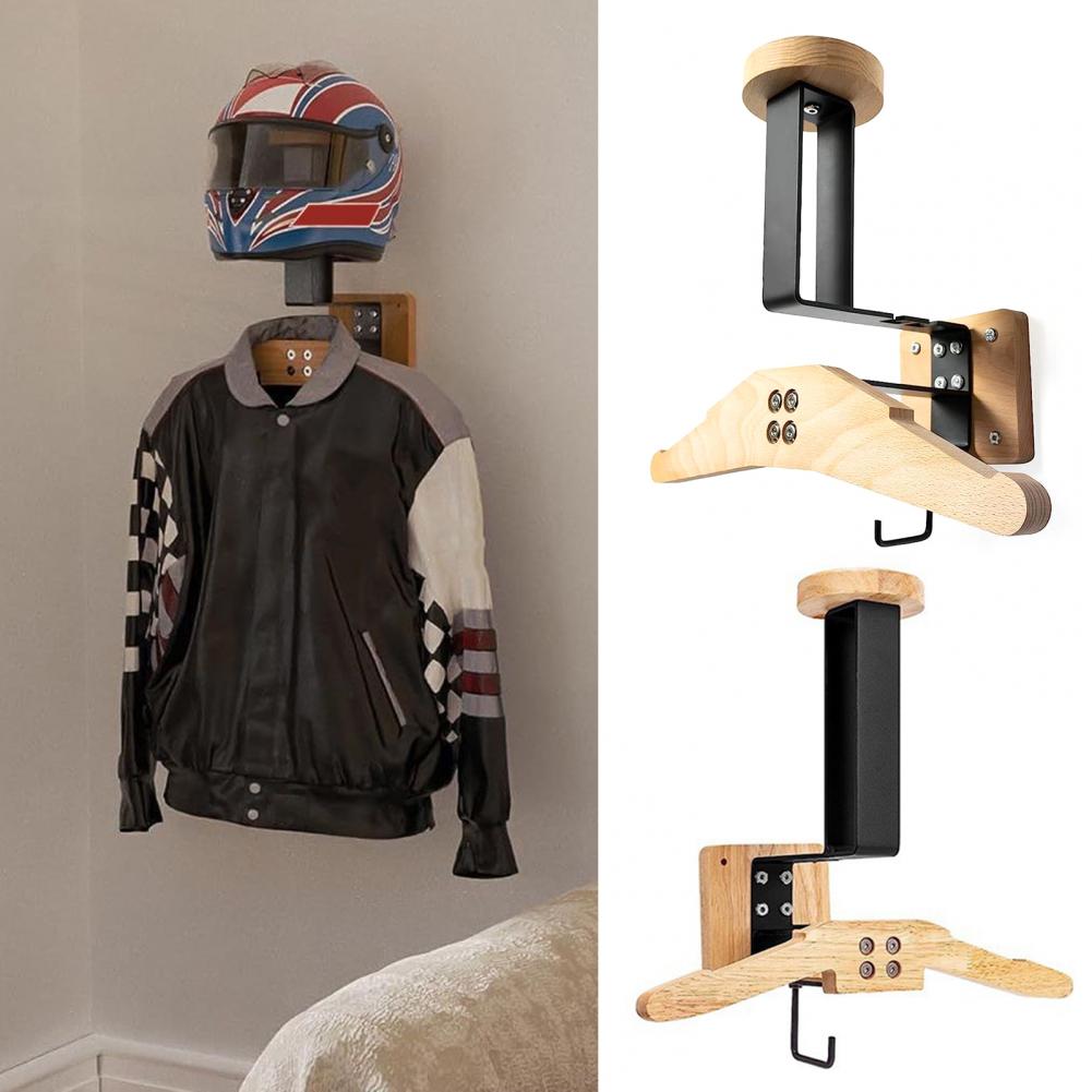オートバイのヘルメットとジャケット用のウォールマウント、強力 - Cycling Gear Wall Storage のレビューと価格