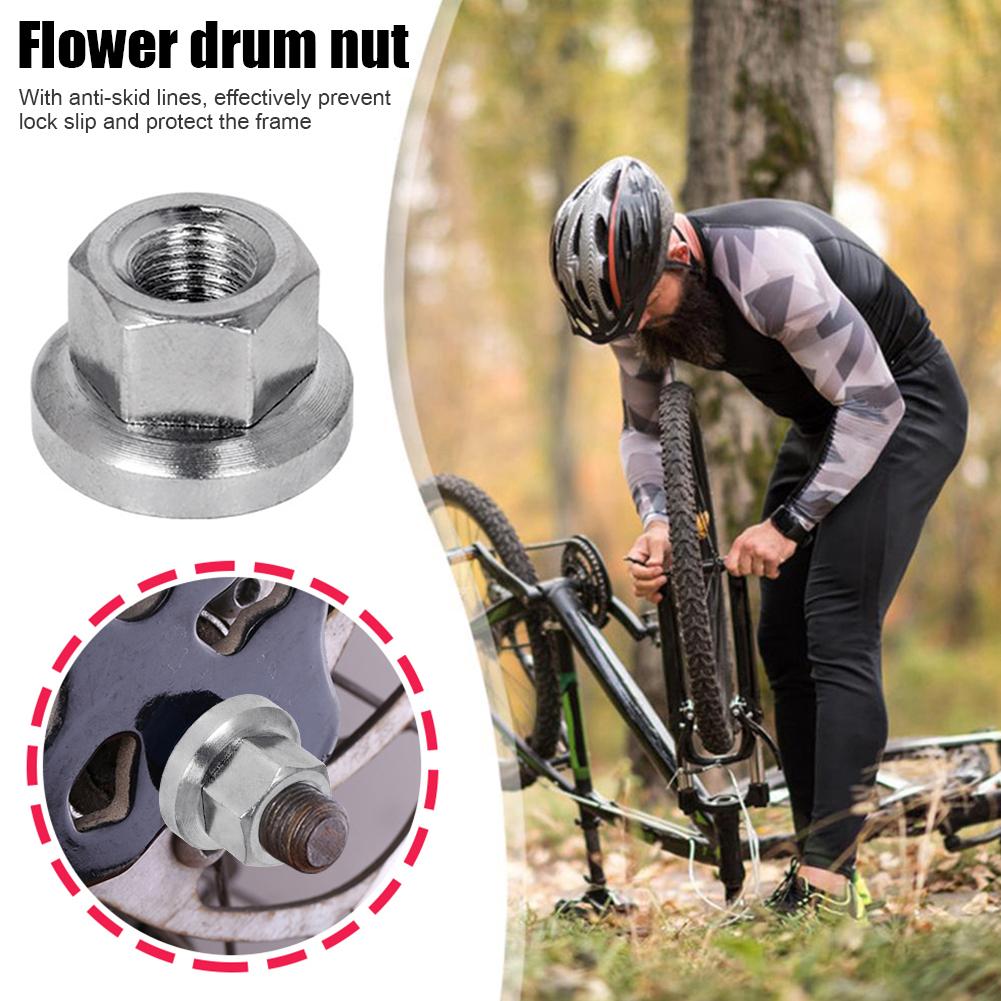 スチール自転車ハブナットサイクリング後輪ネジボルト M10  - Cycling Gear Hub のレビューと価格