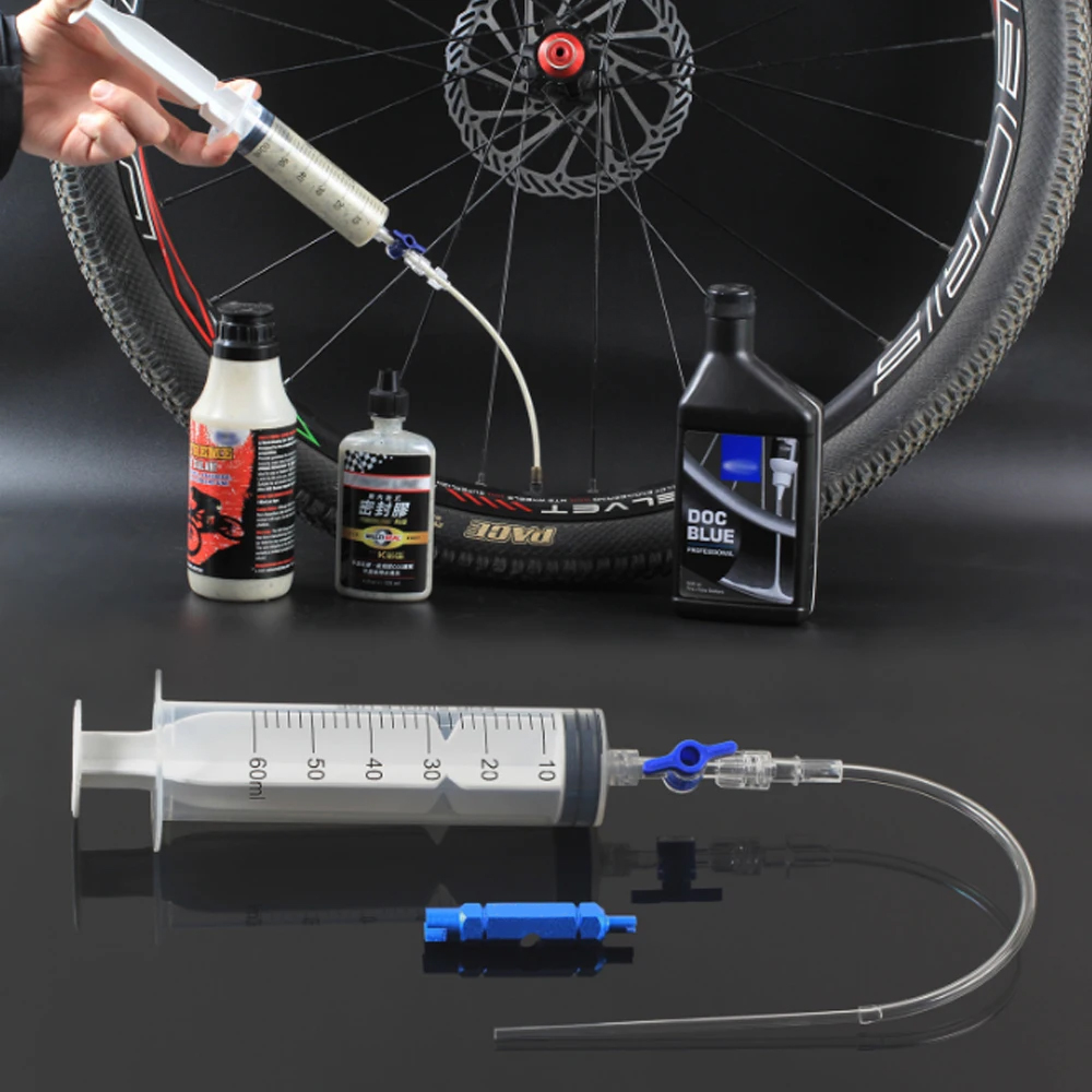 チューブレスタイヤインジェクター自転車シーラント注入ツール  - Tubeless Tire Sealant のレビューと価格