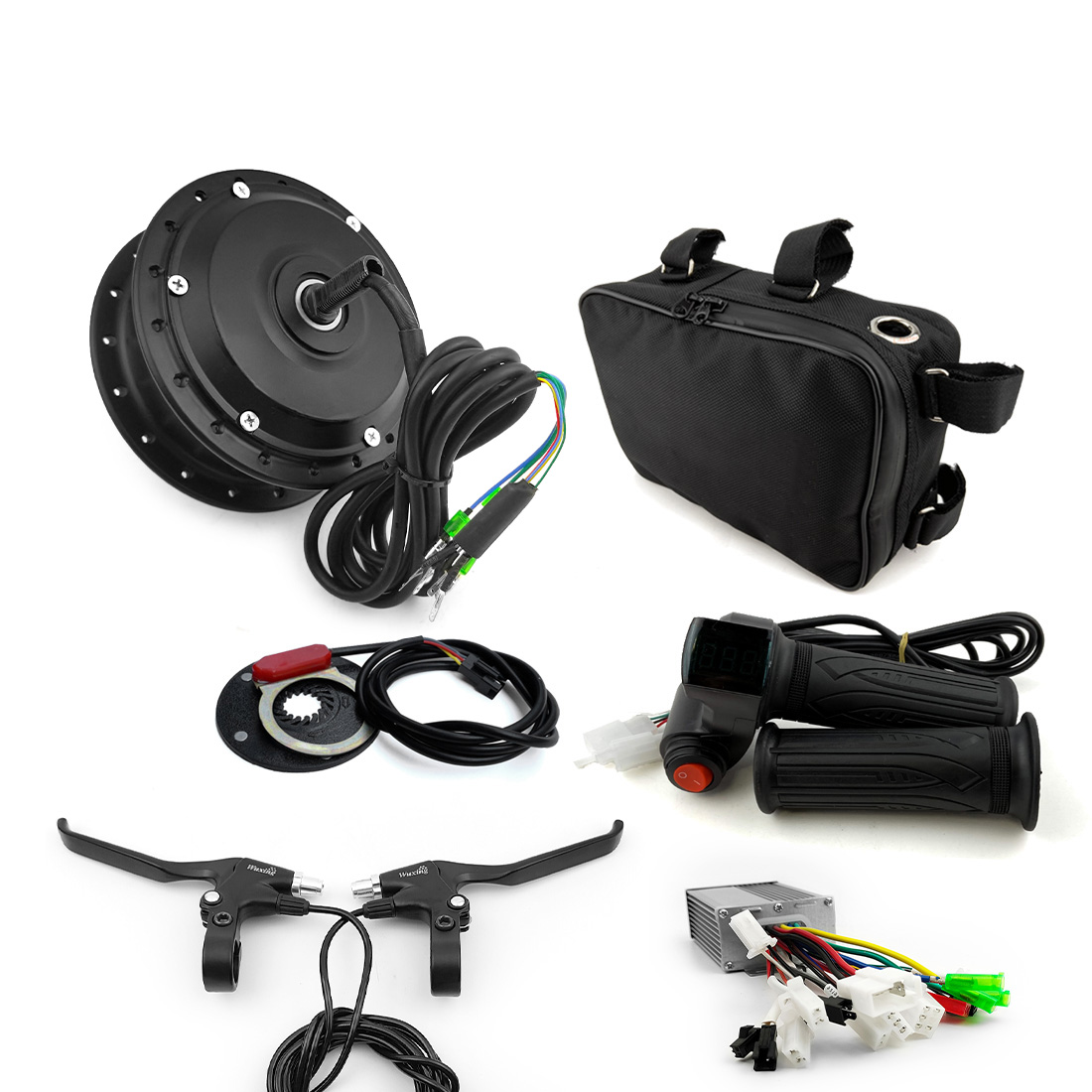 Q02 250 ワットブラシレスギアハブモータースロットル変 - Cycling Gear Hub のレビューと価格