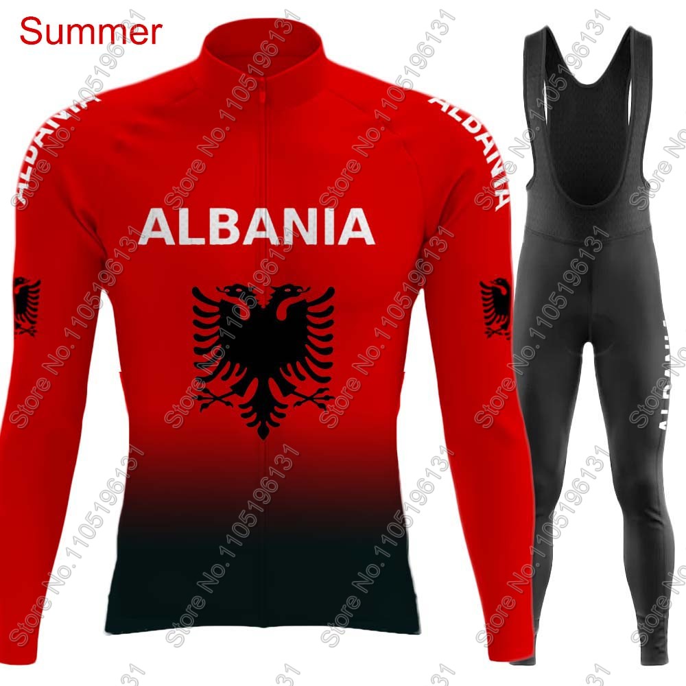 アルバニア代表チーム 2026 サイクリングジャージセット  - Cycling Gear Leaderboard のレビューと価格