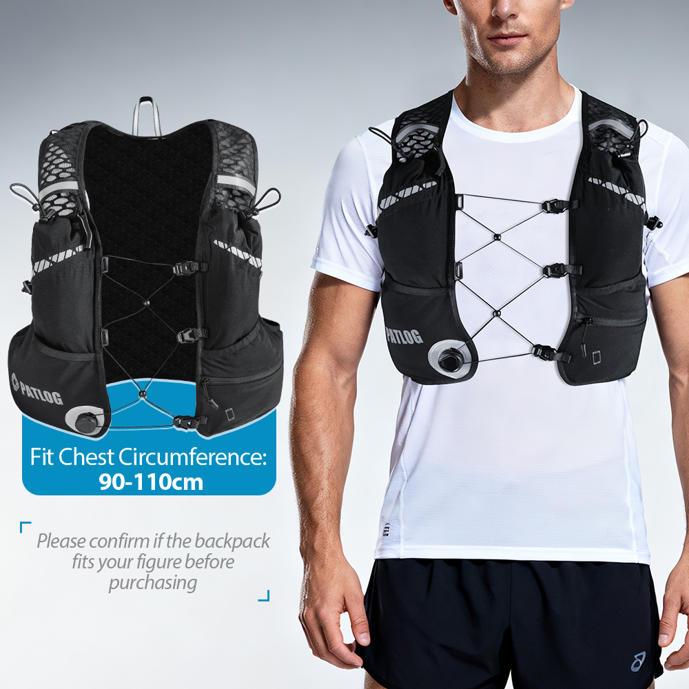 8L通気性ハイドレーションベストパック トレイルランニング  - Cycling Gear Backpack のレビューと価格