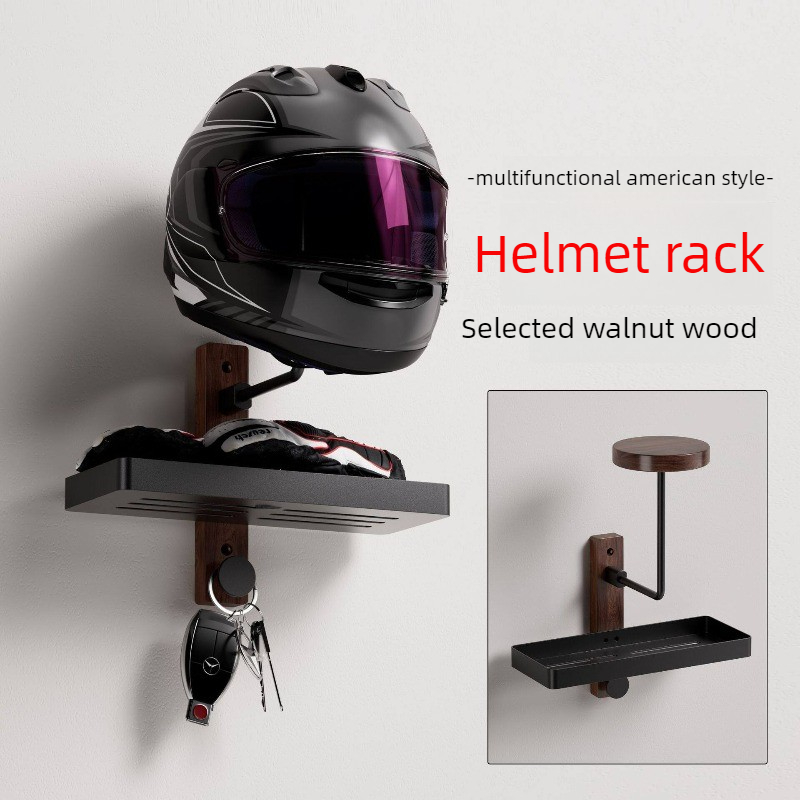 多機能壁掛けヘルメットホルダー 安全帽ハンギングラック サイ - Cycling Gear Wall Storage のレビューと価格
